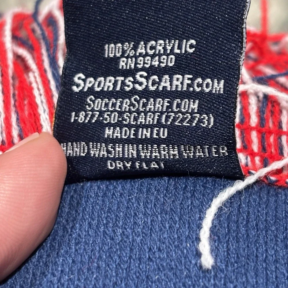 2024 Curtis Cup knit scarf Golf England EUC Team USA